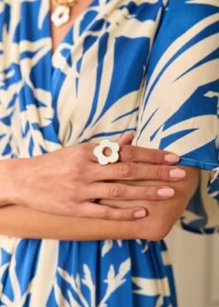 Bague Orsay -Motusboutique Soldes Motus Boutique Bijoux Bague Orsay Blanc 3