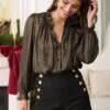 Blouse Amélia -Motusboutique Soldes Motus Boutique Blouse Amelia Bronze 1