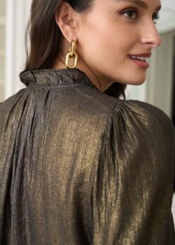 Blouse Amélia -Motusboutique Soldes Motus Boutique Blouse Amelia Bronze 7