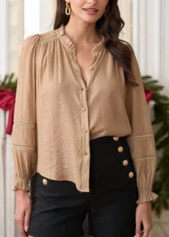 Blouse Cassiopée -Motusboutique Soldes Motus Boutique Blouse Cassiopee Or 5