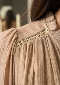 Blouse Cassiopée -Motusboutique Soldes Motus Boutique Blouse Cassiopee Or 6