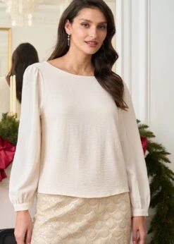 Blouse Olga -Motusboutique Soldes Motus Boutique Blouse Olga Ivoire 3