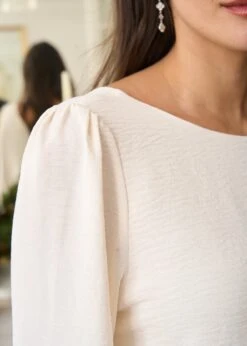 Blouse Olga -Motusboutique Soldes Motus Boutique Blouse Olga Ivoire 8