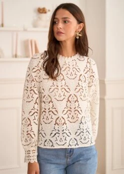 Blouse Rose -Motusboutique Soldes Motus Boutique Blouse Rose Ivoire 10