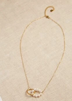 Collier Rosana -Motusboutique Soldes Motus Boutique Boucles Collier Rosana Nacre 4