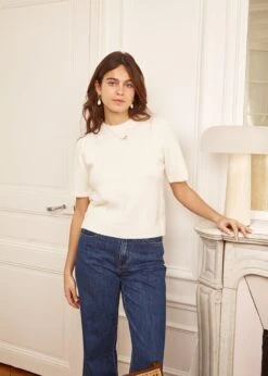 Collier Rosana -Motusboutique Soldes Motus Boutique Boucles Collier Rosana Nacre 5