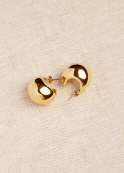 Boucles D'oreilles Colette -Motusboutique Soldes Motus Boutique Boucles Oreilles Colette Dore 3