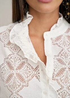 Chemise Ivy -Motusboutique Soldes Motus Boutique Chemise Ivy Ecru 3