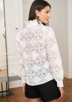 Chemise Ivy -Motusboutique Soldes Motus Boutique Chemise Ivy Ecru 5