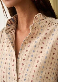 Chemise Nina -Motusboutique Soldes Motus Boutique Chemise Nina Ivoire 3