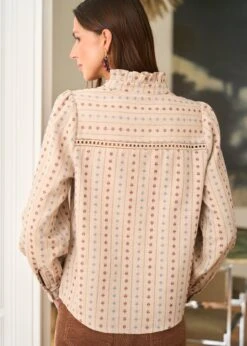 Chemise Nina -Motusboutique Soldes Motus Boutique Chemise Nina Ivoire 4