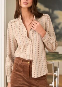 Chemise Nina -Motusboutique Soldes Motus Boutique Chemise Nina Ivoire 8