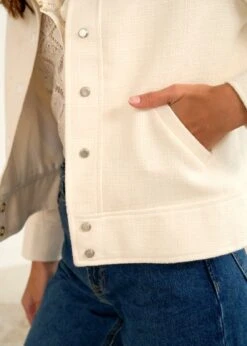 Veste Isolde -Motusboutique Soldes Motus Boutique Days Of Autumn Veste Isolde Blanc 5