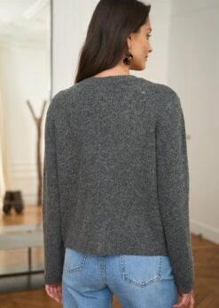 Gilet Ambroise -Motusboutique Soldes Motus Boutique Gilet Ambroise Gris 5