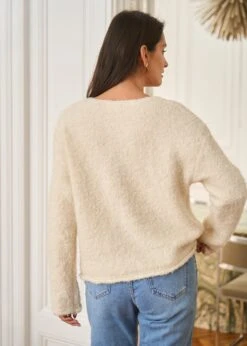 Gilet Bianca -Motusboutique Soldes Motus Boutique Gilet Bianca Blanc 5