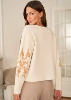 Gilet Eugène -Motusboutique Soldes Motus Boutique Gilet Eugene Ecru 4