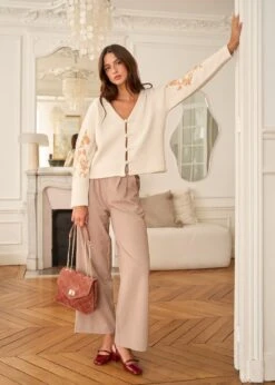 Gilet Eugène -Motusboutique Soldes Motus Boutique Gilet Eugene Ecru 8