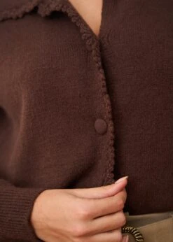 Gilet Mia -Motusboutique Soldes Motus Boutique Gilet Mia Marron 8