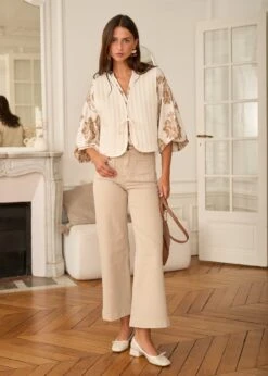 Veste Mila -Motusboutique Soldes Motus Boutique Gilet Mila Ivoire 3