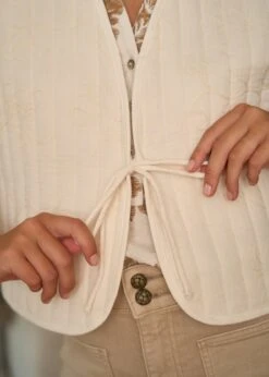 Veste Mila -Motusboutique Soldes Motus Boutique Gilet Mila Ivoire 9