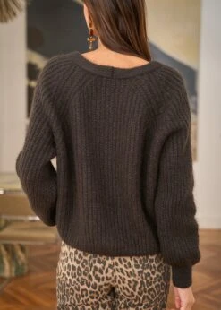 Gilet Oscar -Motusboutique Soldes Motus Boutique Gilet Oscar Marron 6