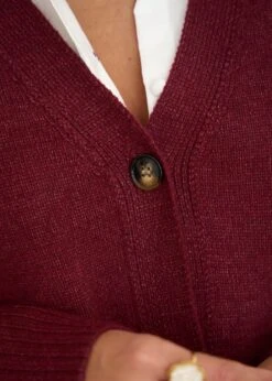 Gilet Vera -Motusboutique Soldes Motus Boutique Gilet Vera Bordeaux 8