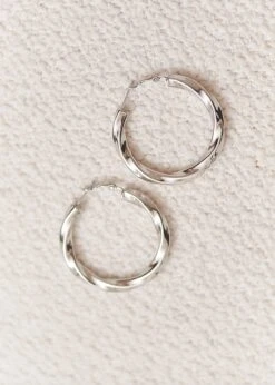 Boucles D'oreilles Elinda -Motusboutique Soldes Motus Boutique Hiver Elinda Argent 1