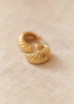 Boucles D'oreilles Louka -Motusboutique Soldes Motus Boutique Hiver Emmy Louka Or 3