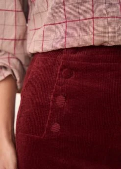 Jupe Lyséa -Motusboutique Soldes Motus Boutique Jupe Lysea Bordeaux 3