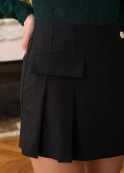 Jupe Mélanie -Motusboutique Soldes Motus Boutique Jupe Melanie Noir 4