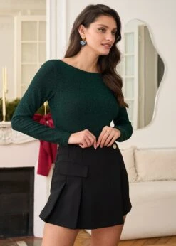 Jupe Mélanie -Motusboutique Soldes Motus Boutique Jupe Melanie Noir 5