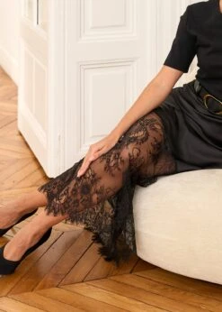 Jupe Milena -Motusboutique Soldes Motus Boutique Jupe Milena Noir 4