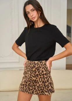 Jupe Noa -Motusboutique Soldes Motus Boutique Jupe Noa Leopard 10