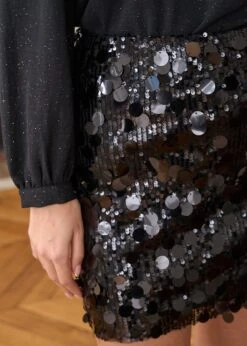 Jupe Pauline -Motusboutique Soldes Motus Boutique Jupe Pauline Noir 4