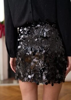 Jupe Pauline -Motusboutique Soldes Motus Boutique Jupe Pauline Noir 7