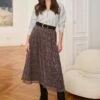 Jupe Réjane -Motusboutique Soldes Motus Boutique Jupe Rejane Choco 2