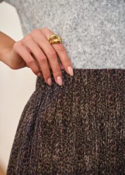 Jupe Réjane -Motusboutique Soldes Motus Boutique Jupe Rejane Choco 3