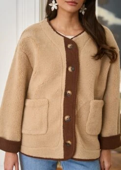 Manteau Isaline -Motusboutique Soldes Motus Boutique Manteau Isaline Beige 2