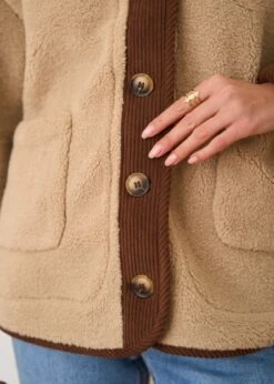 Manteau Isaline -Motusboutique Soldes Motus Boutique Manteau Isaline Beige 5