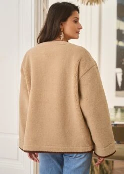 Manteau Isaline -Motusboutique Soldes Motus Boutique Manteau Isaline Beige 6