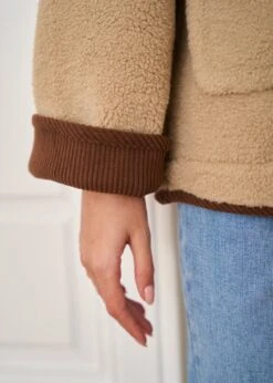 Manteau Isaline -Motusboutique Soldes Motus Boutique Manteau Isaline Beige 8