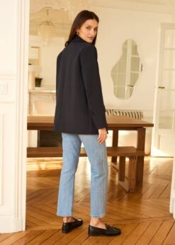 Blazer Marthe -Motusboutique Soldes Motus Boutique Printemps Blazer Marthe Marine 5