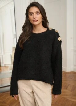 Pull Albane -Motusboutique Soldes Motus Boutique Pull Albane Noir 8