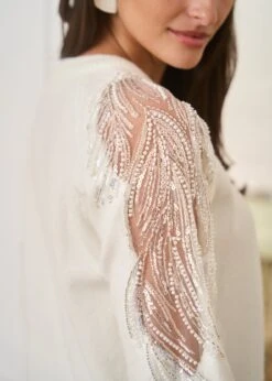 Pull Cosima -Motusboutique Soldes Motus Boutique Pull Cosima Blanc 6