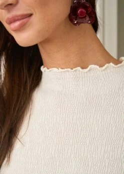 Pull Léana -Motusboutique Soldes Motus Boutique Pull Leana Beige 4