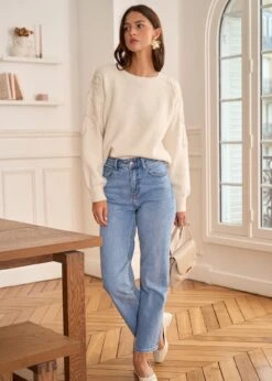 Pull Marius -Motusboutique Soldes Motus Boutique Pull Marius Beige 5