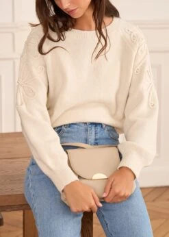 Pull Marius -Motusboutique Soldes Motus Boutique Pull Marius Beige 8