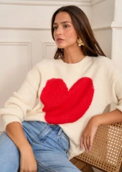 Pull Robin -Motusboutique Soldes Motus Boutique Pull Robin Ecru 9