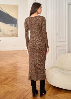 Robe Ambrine -Motusboutique Soldes Motus Boutique Robe Ambrine Imprime Leopard 7