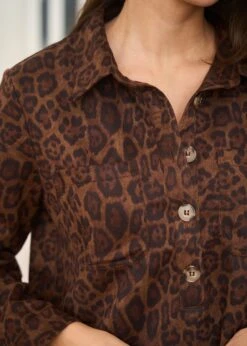 Robe Aubane 15 Robe Aubane -Motusboutique Soldes Motus Boutique Robe Aubane Imprime Leopard 7